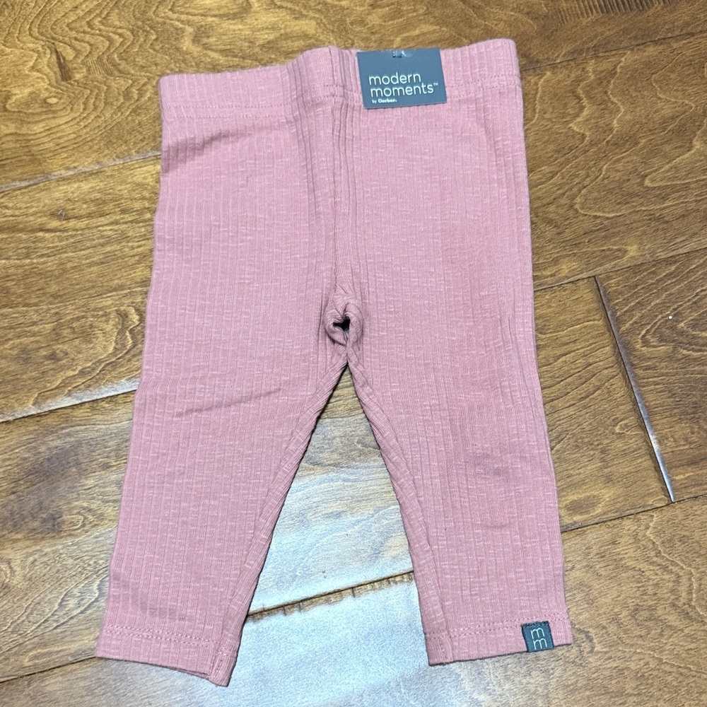 NWT Size 3-6M Modern Moments Pink Mauve Leggings